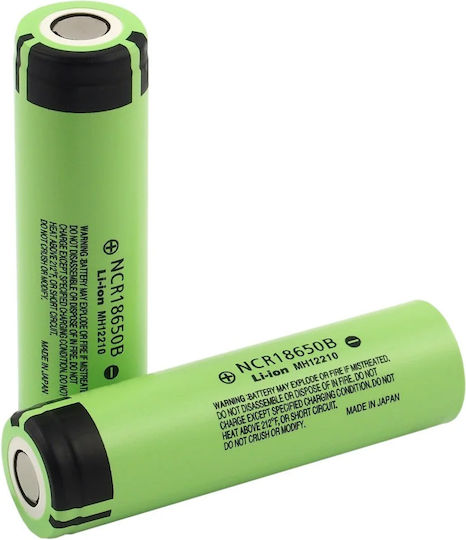 Panasonic Επαναφορτιζόμενες Μπαταρίες 18650 Li-ion 3200mAh 3.7V 2τμχ