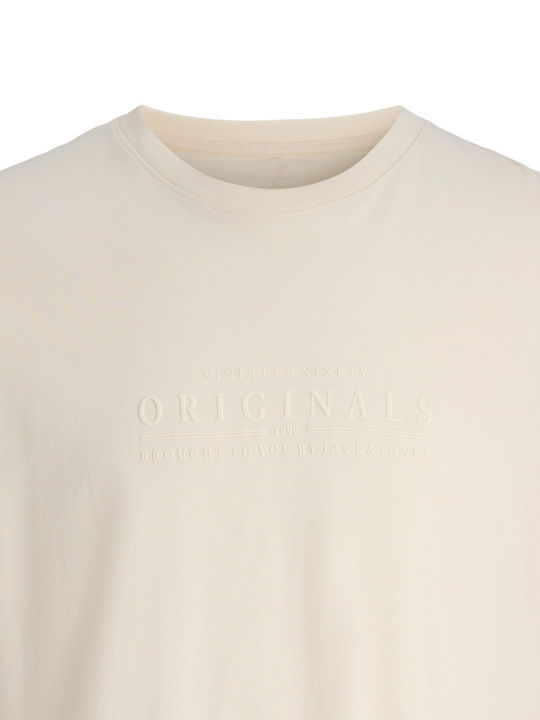 Jack & Jones Crew Neck T-shirt Antique White