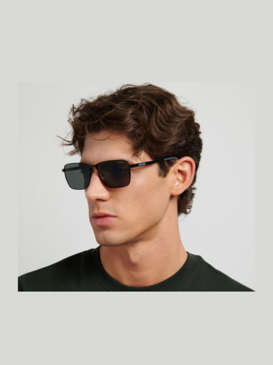 Polaroid Unisex Γυαλιά Ηλίου με Ασημί Σκελετό και Γκρι Φακό
