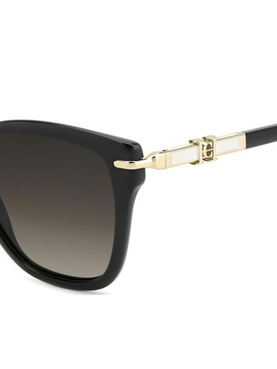 Carolina Herrera Black Sunglasses With Metallic Frame Carolina Herrera Black Sunglasses With Metallic Frame