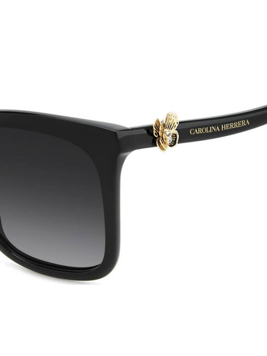 Carolina Herrera Her Unisex Sunglasses with Black Frame and Black Lens