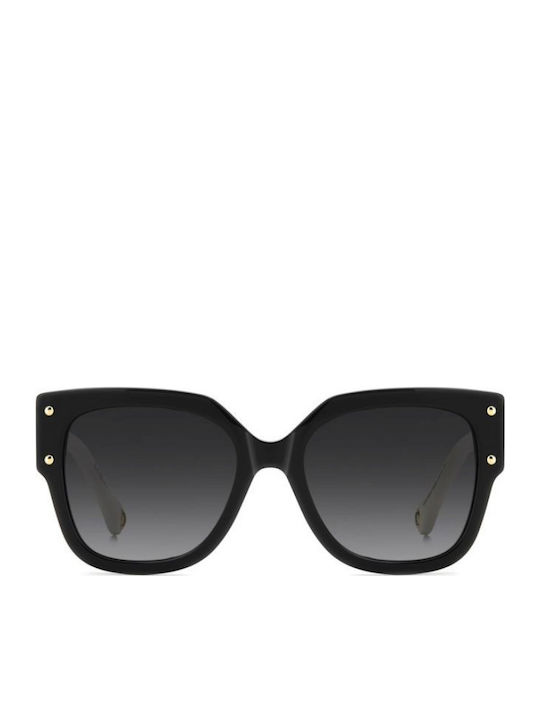Carolina Herrera Unisex Sunglasses With Black Frame And Grey Gradient Lens