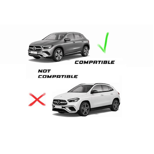 Маска Mercedes-Benz GLA H247 Facelift 24+ Panamericana Look Гланц Черна 1 Брой