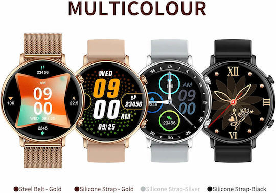 Microwear CY700 Smartwatch (Pink Silicone)