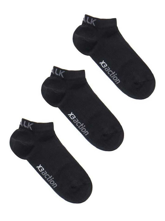 Walk Чорапи Black 3Пакет