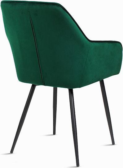 Verdi Καρέκλα Τραπεζαρίας Βελούδινη Emerald Green 50x41x84εκ.