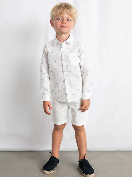 Kinder-Shorts/Bermudas Stoff White