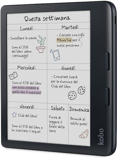 Kobo Libra Farbe 7" (32GB) mit Kobo Stylus 2 Schwarz