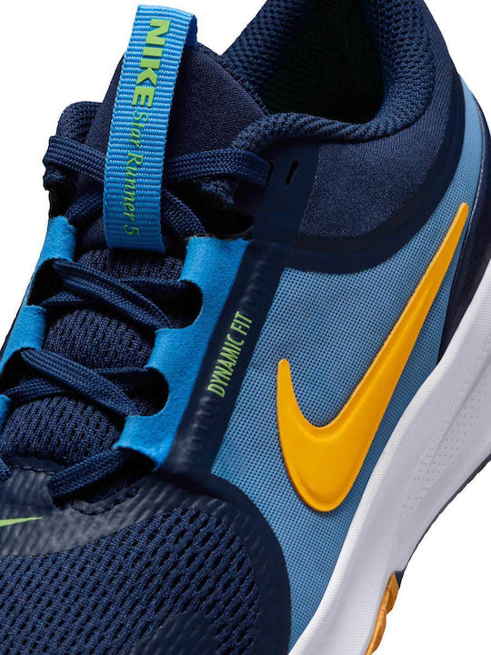 Stern Läufer Star Runner Kinder Sportschuhe Laufen mit Schnürsenkeln Blau