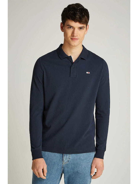 Polo Μπλούζα Μακρυμάνικη Navy Μπλε