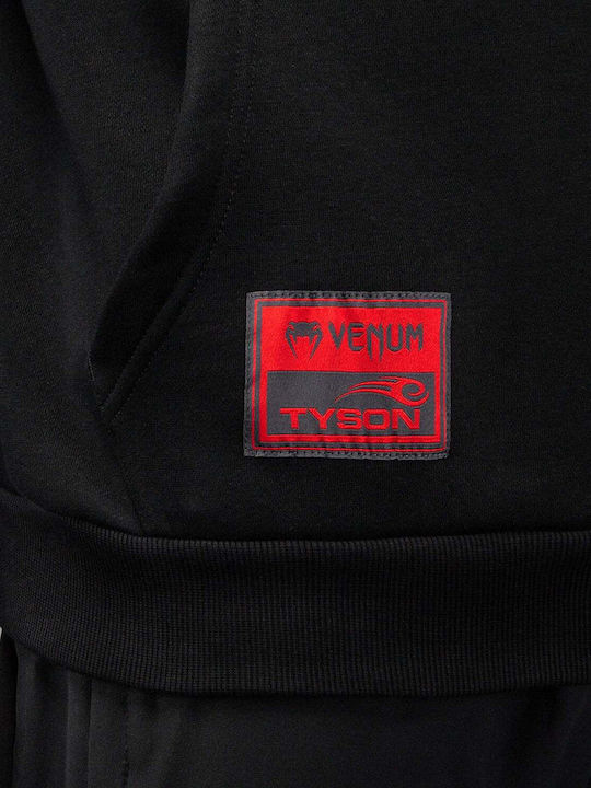 Sweatshirt with Hood Black/red