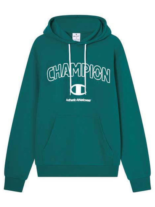 Sweatshirt with Hood Green