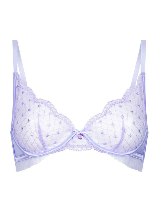 Bra without Padding Underwire Lilac