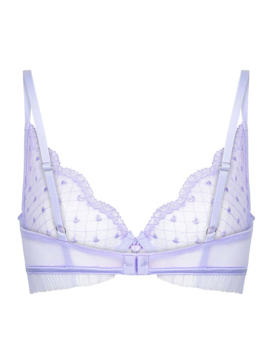 Bra without Padding Underwire Lilac