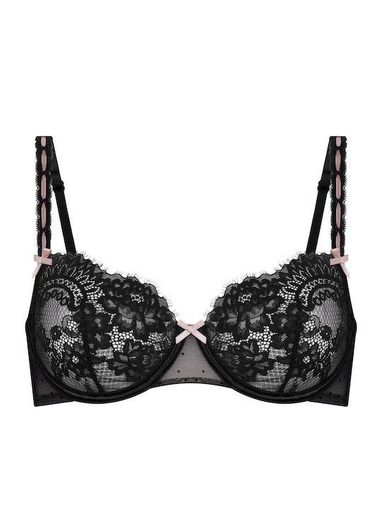 Dorothy Bra without Padding Underwire Black