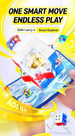 Gan 356 Icarry 4 Bluetooth Smart Cube 3x3 Frosted