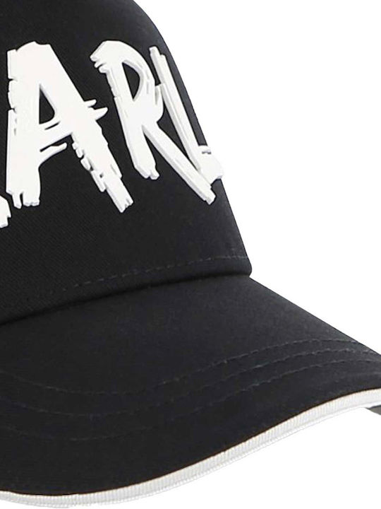 Karl Lagerfeld Kids' Hat Jockey Fabric Black