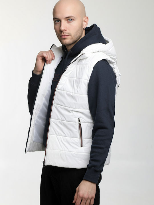 Sleeveless Jacket Puffer Gray