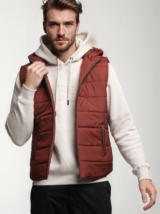 Sleeveless Jacket Puffer Gray