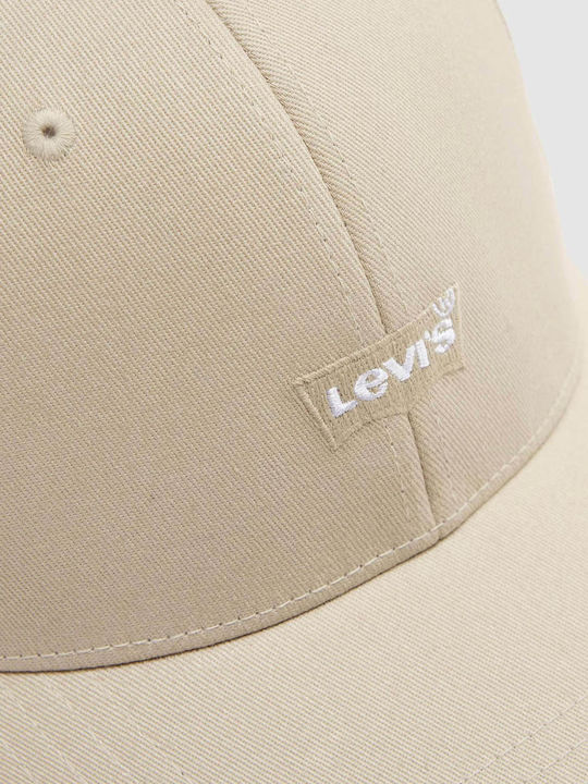 Levi's Housemark Flexfit Cap Ecru Καπέλα Unisex Ecru D77230032
