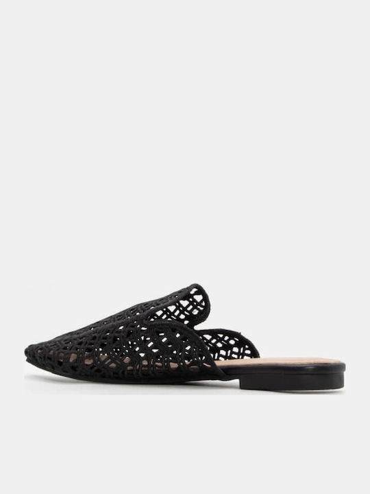 Flat Mules σε Μαύρο Χρώμα