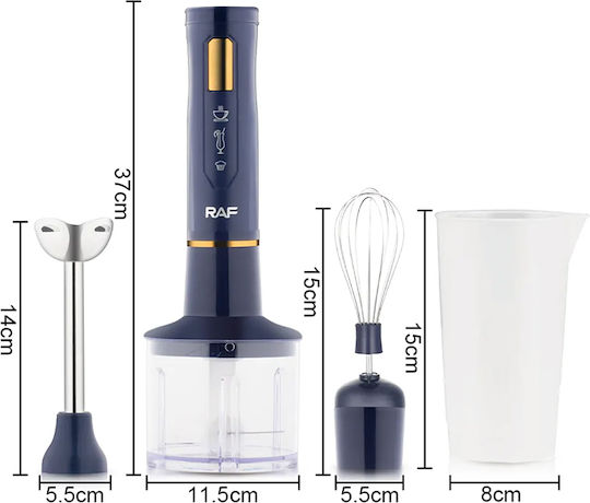 Raf Raf Hand Blender with Inox Rod 400W Blue