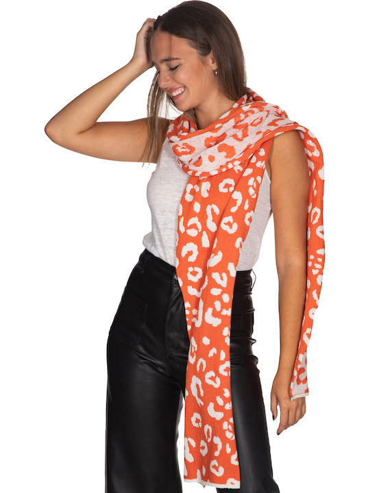 Women's Cashmere Scarf Orange