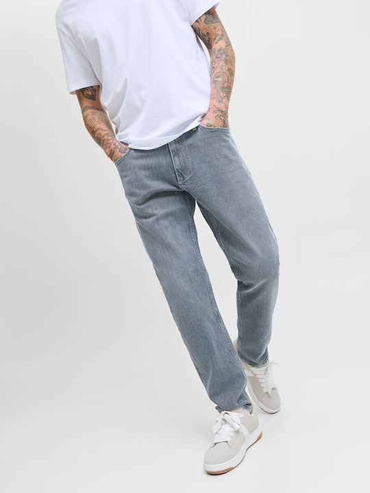 Men's Jeans Pants with Relaxed Tapered Fit Blue Denim
