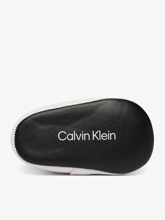 Calvin Klein Βρεφικά Sneakers Αγκαλιάς Λευκά