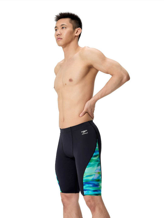 Speedo Ανδρικό Αγωνιστικό Jammer Μαγιό Κολύμβησης Μαύρο