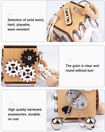 Fidget Cube Hölzernes Mehrfarbig Verschiedene Designs