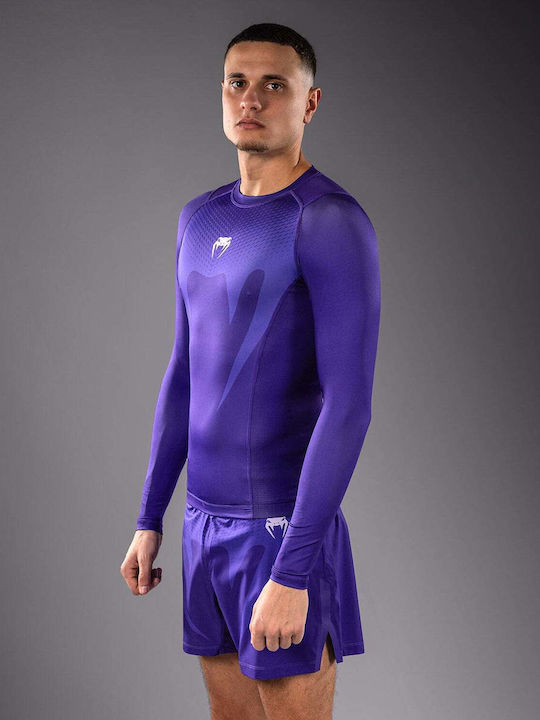 Venum Long Sleeve Shirt VENUM-05914-008 for Jiu-Jitsu Purple