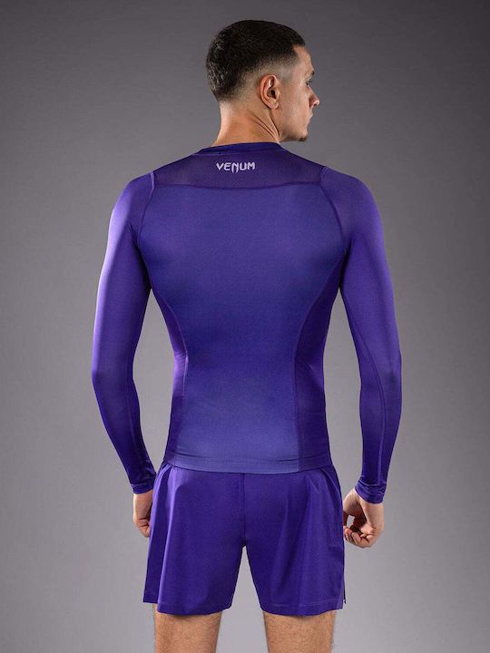 Venum Long Sleeve Shirt VENUM-05914-008 for Jiu-Jitsu Purple
