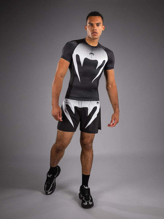 Venum Short Sleeve Shirt VENUM-05915-108 for Jiu-Jitsu Black