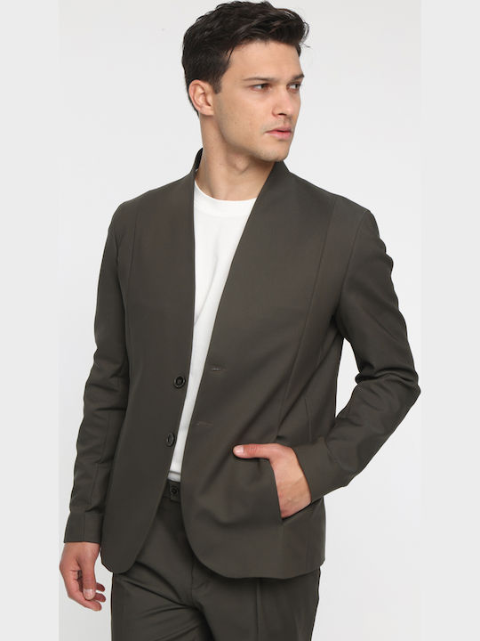 Herrenanzugsjacke Olive