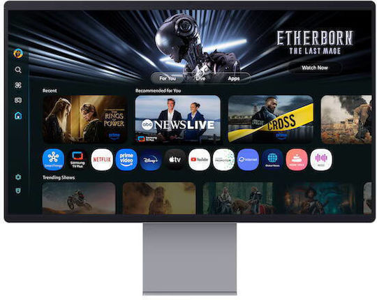Samsung M9 M90SF Ultrawide OLED HDR Smart Monitor 32" 4K 3840x2160 165Hz με Χρόνο Απόκρισης 0.03ms GTG
