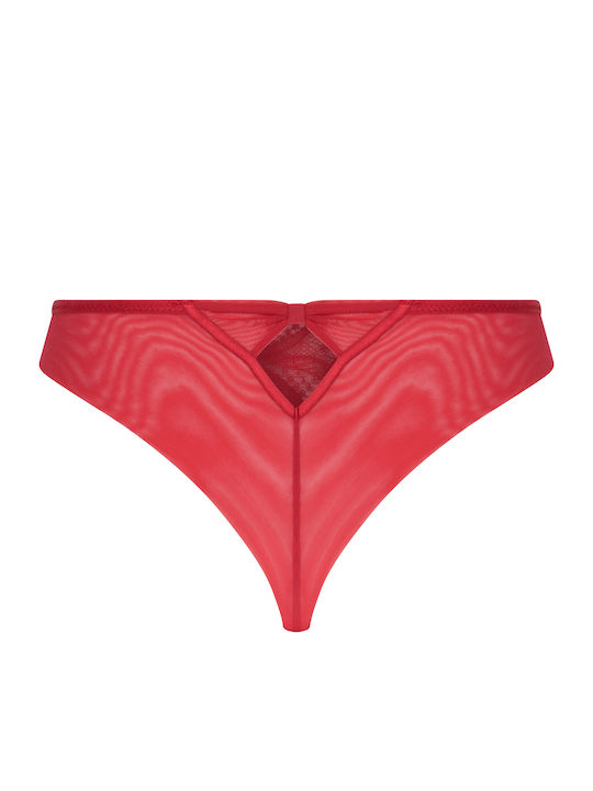 Hunkemöller Комплект Дамско Бельо с Плъзгащ се Червен