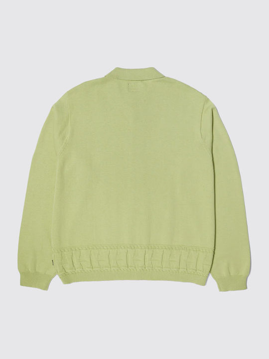 Towner Cardigan Tricotat pentru Bărbați Pistachio