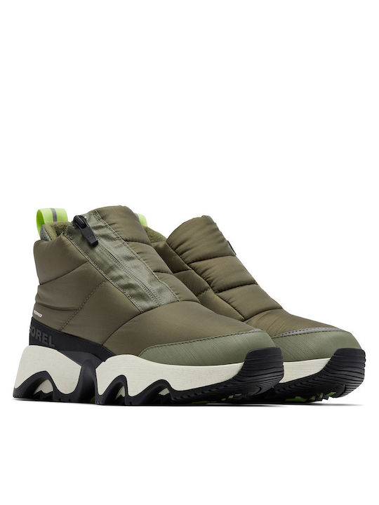 Damenstiefel Grün