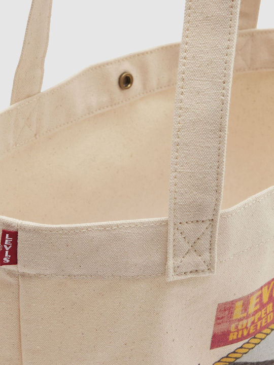 Levi's Everyday Graphic Tote Bag Екрю Чанти Дамски Екрю 005fa0005