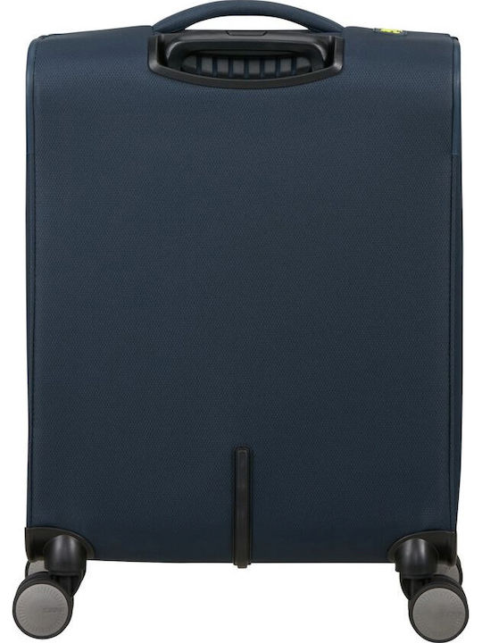 American Tourister Spinner Куфар за Пътуване Кабинен Син с 4 Колела Височина 55см