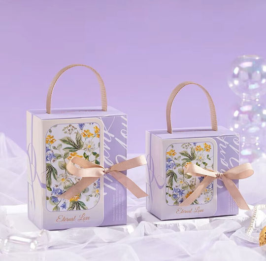 By Queen Romantic Floral Eternal Love Κουτί Δώρου Μωβ