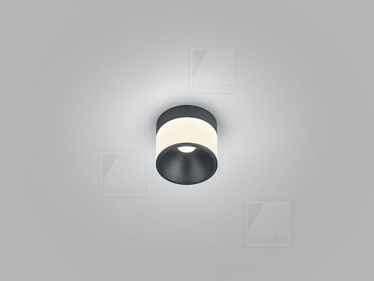 Helestra Таванно осветление 10бр Черен с Вграден LED