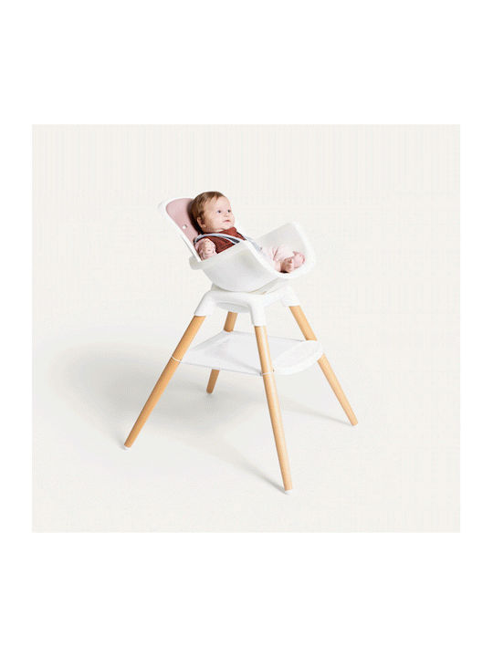 Joie Chestnut Baby Highchair White