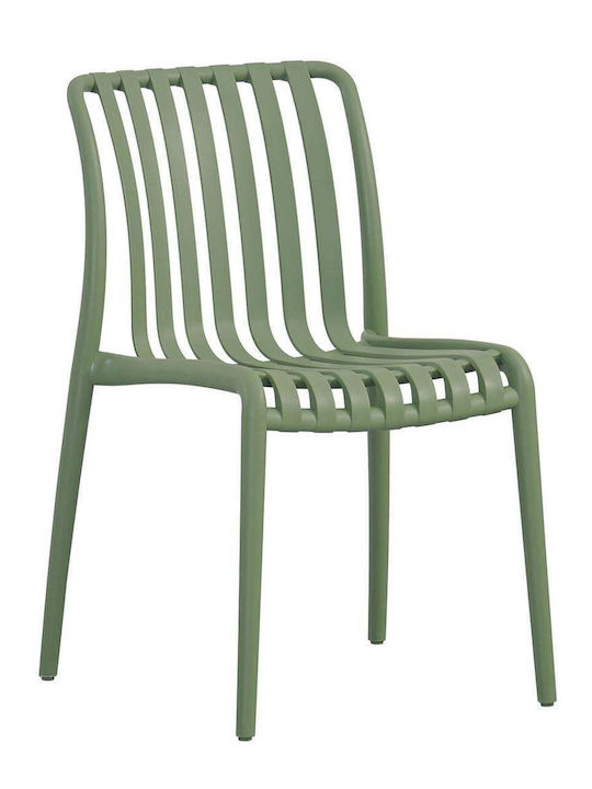 Outdoor Chair Polypropylene Green 47x58x79cm