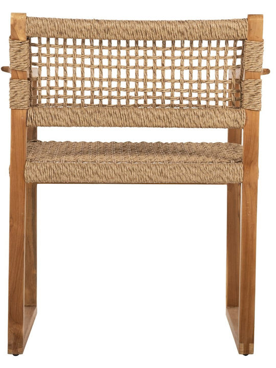 Outdoor-Sessel Hölzernes TEAK 61x53x76εκ.