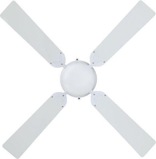 Eglo Cagliari Ανεμιστήρας Οροφής 106.6cm με Φως Λευκός