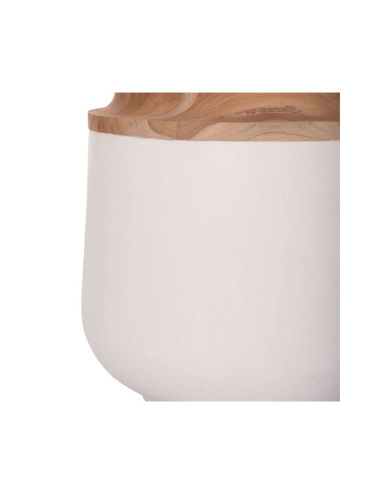 Freebox Decorative Vase White 41x41x47cm