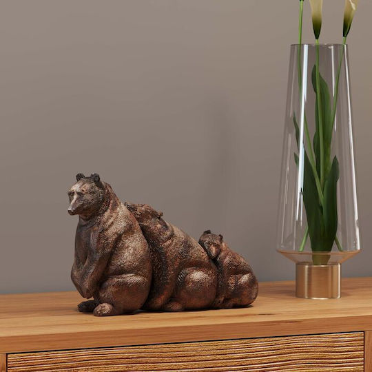 Kare Design Διακοσμητική Αρκούδα Πολυρητίνης 32x12.5cm
