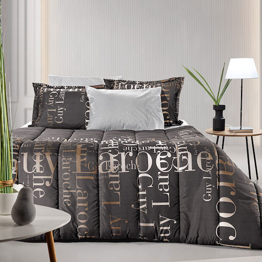 Guy Laroche Duvet Queen 220x240cm Instyle Choco 530 GSMGsm
